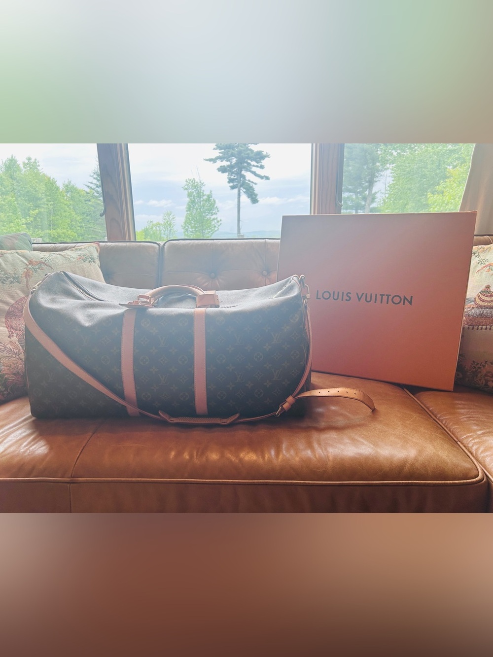 Louis Vuitton Keepall Bandouliere 60 in Monogram canvas - Picture 11 of 16